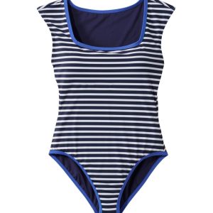 Women's Coastal Essentials Swimwear, Squareneck Tanksuit Print