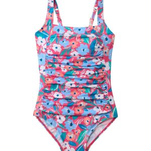 Women's BeanSport Swimwear, Squareneck Tanksuit Print