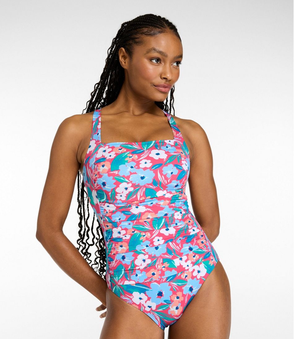 Women's BeanSport Swimwear, Squareneck Tanksuit Print - Image 2