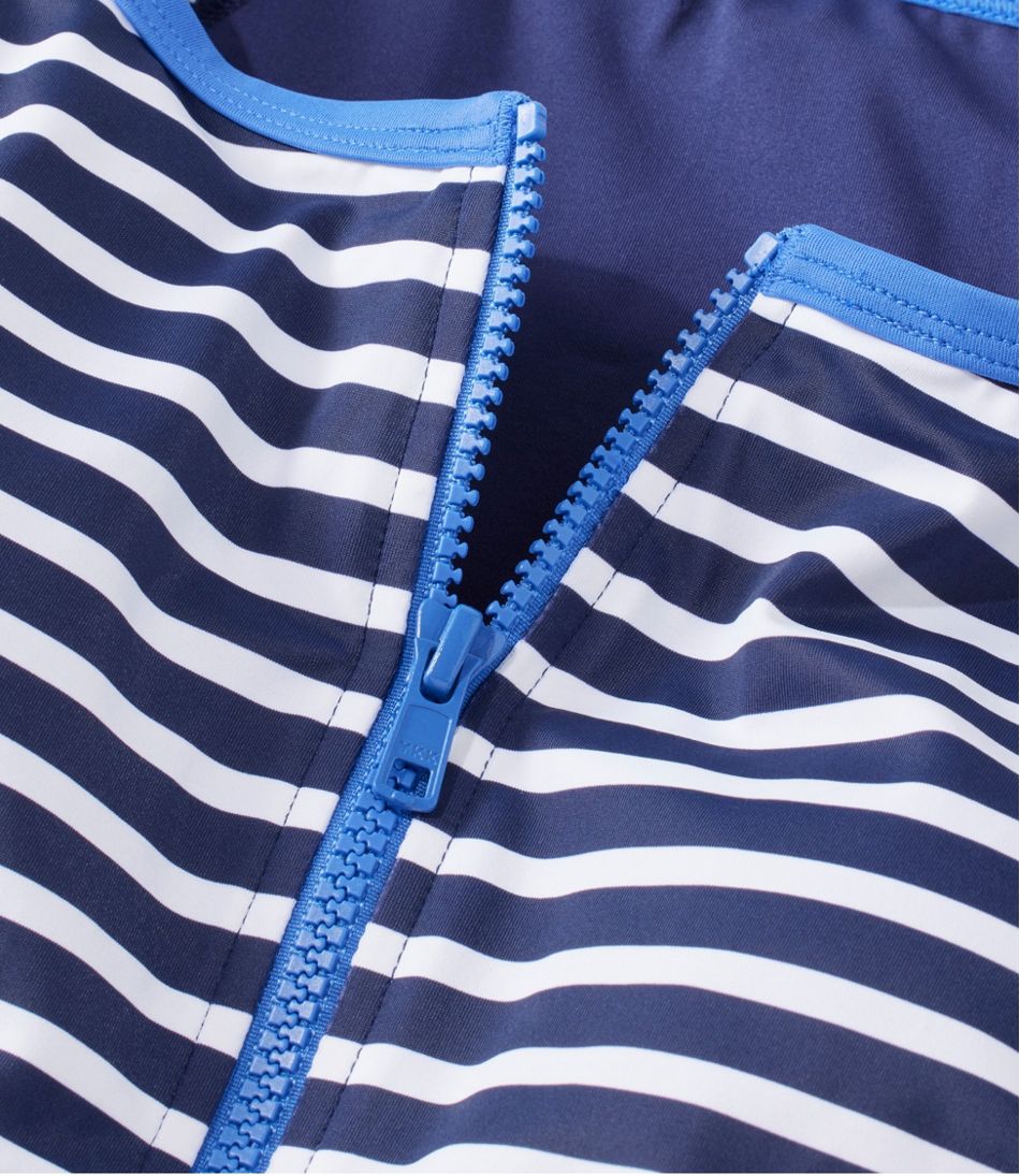 Women's Coastal Essentials Swimwear, Long-Sleeve Tanksuit Print - Image 4