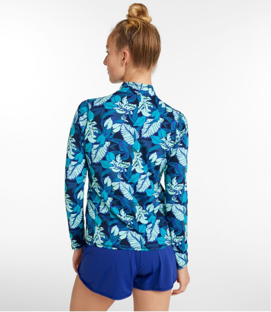 Women's SunSmart? UPF 50+ Sun Shirt, Quarter-Zip Print - Image 3