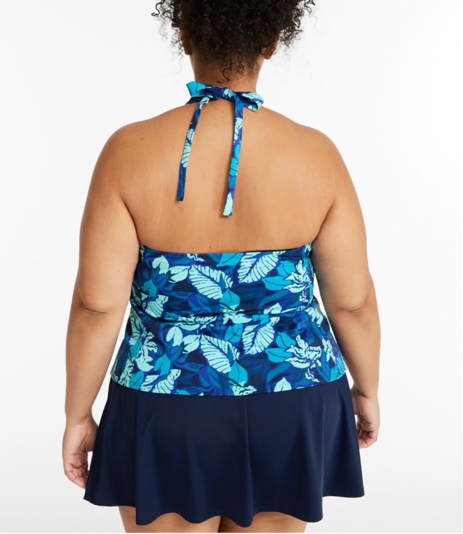 Women's BeanSport Swimwear, Halter Tankini Top Print - Image 3