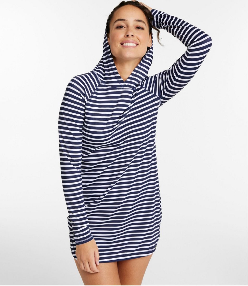 Women's SunSmart? UPF 50+ Sun Shirt, Hooded Tunic Print - Image 2