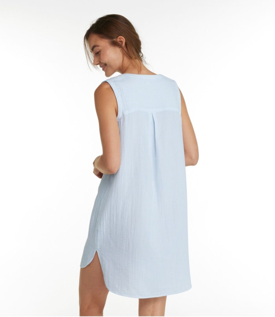 Women's Cloud Gauze Cover-Up Dress, Stripe - Image 3