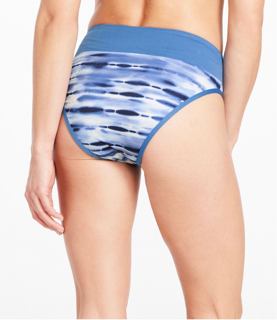 Women's New Currents Swimwear, Mid-Rise Brief Print - Image 3