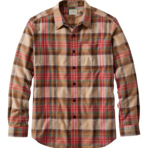 Men's Scotch Plaid Flannel Shirt, Traditional Fit