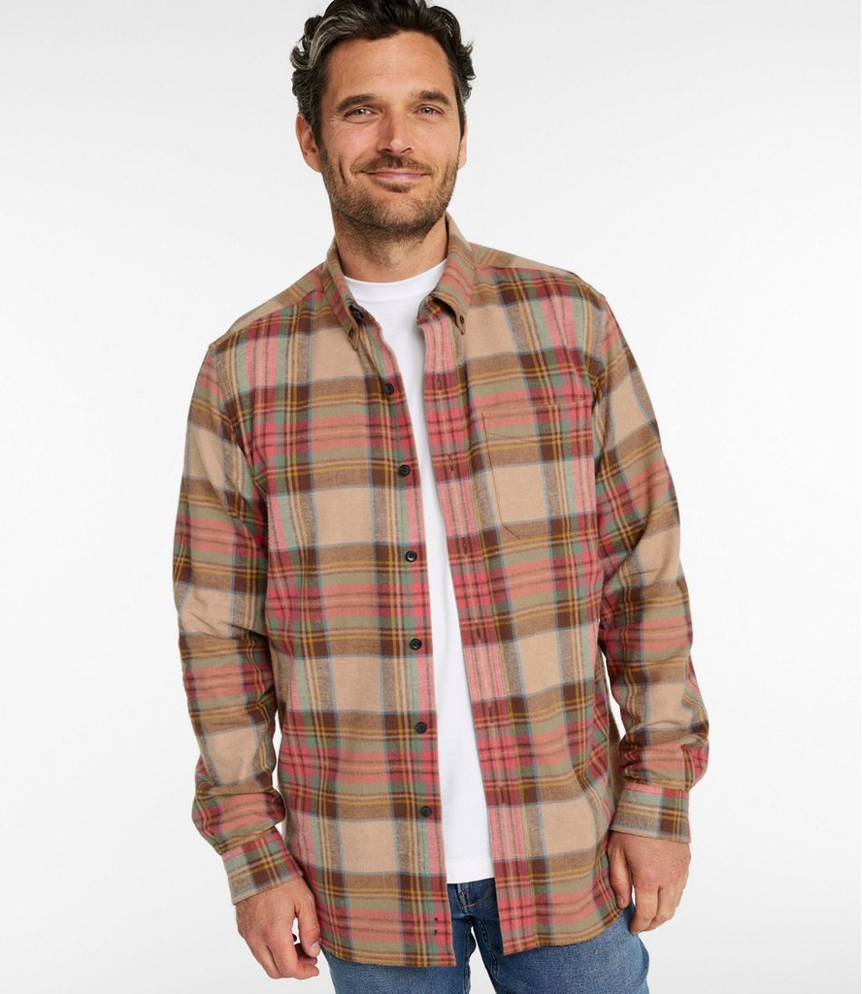 Men's Scotch Plaid Flannel Shirt, Traditional Fit - Image 2