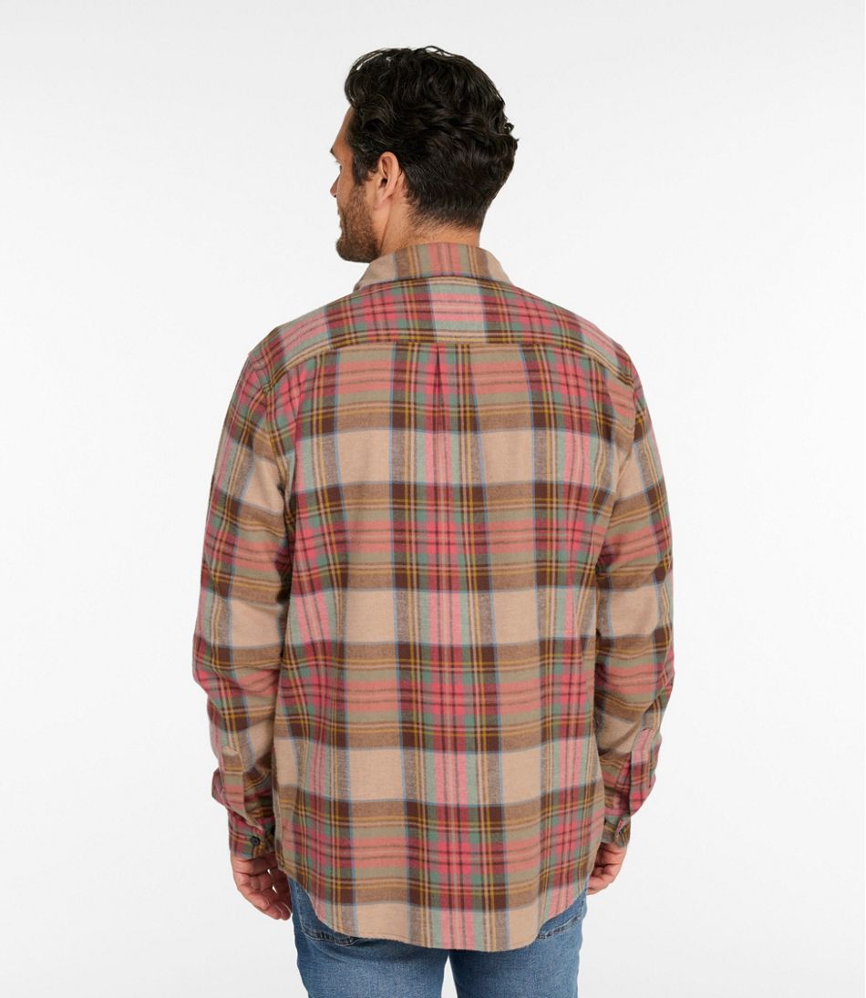 Men's Scotch Plaid Flannel Shirt, Traditional Fit - Image 3