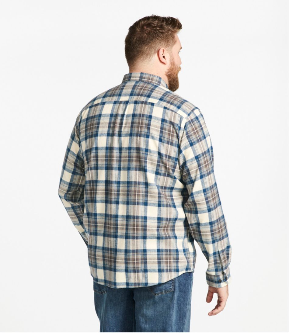 Men's Scotch Plaid Flannel Shirt, Traditional Fit - Image 5