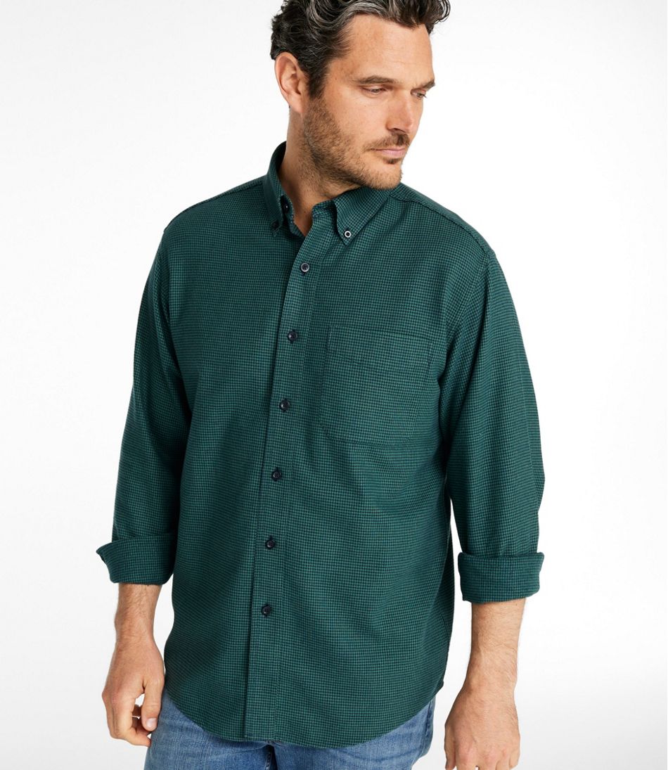 Men's Wicked Good Flannel Shirt, Traditional Fit, Houndstooth - Image 2