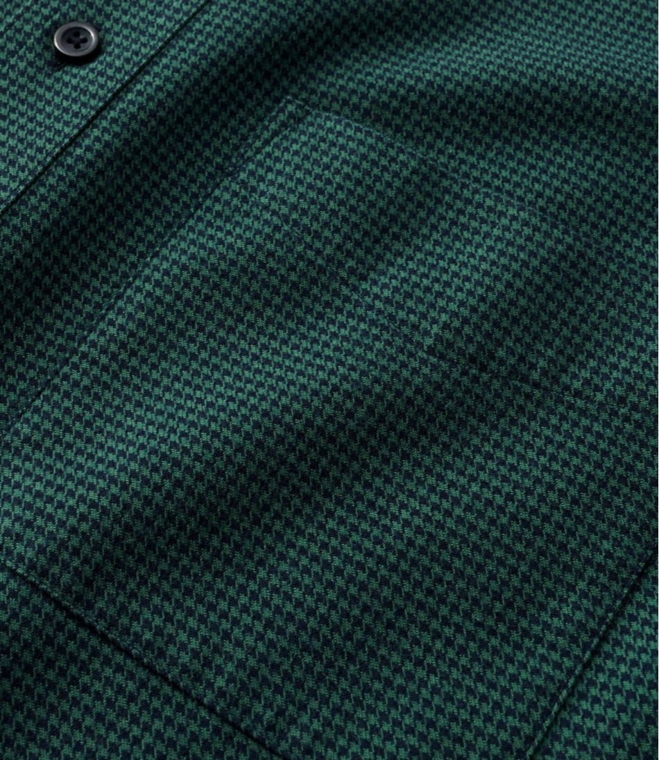 Men's Wicked Good Flannel Shirt, Traditional Fit, Houndstooth - Image 6