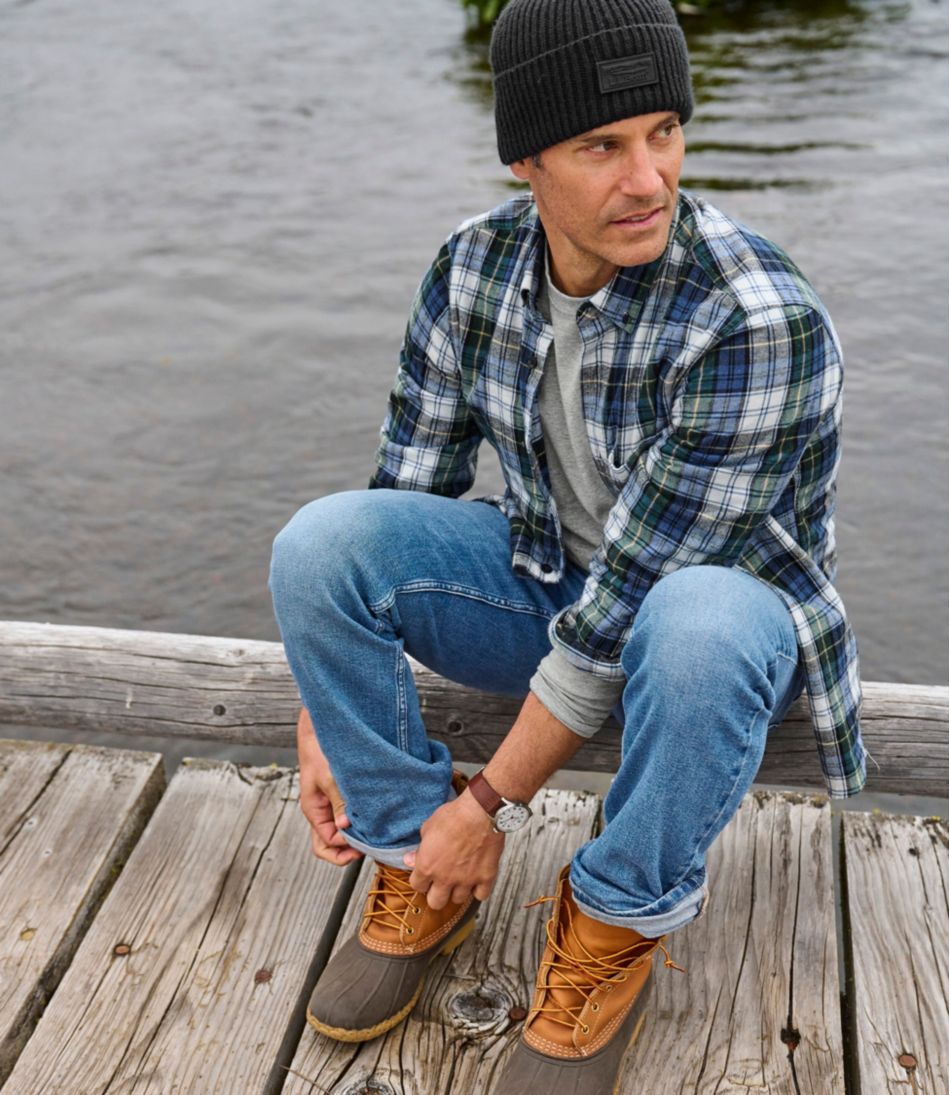Men's Scotch Plaid Flannel Shirt, Slightly Fitted - Image 14