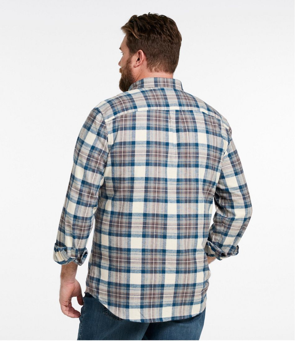 Men's Scotch Plaid Flannel Shirt, Slightly Fitted - Image 5