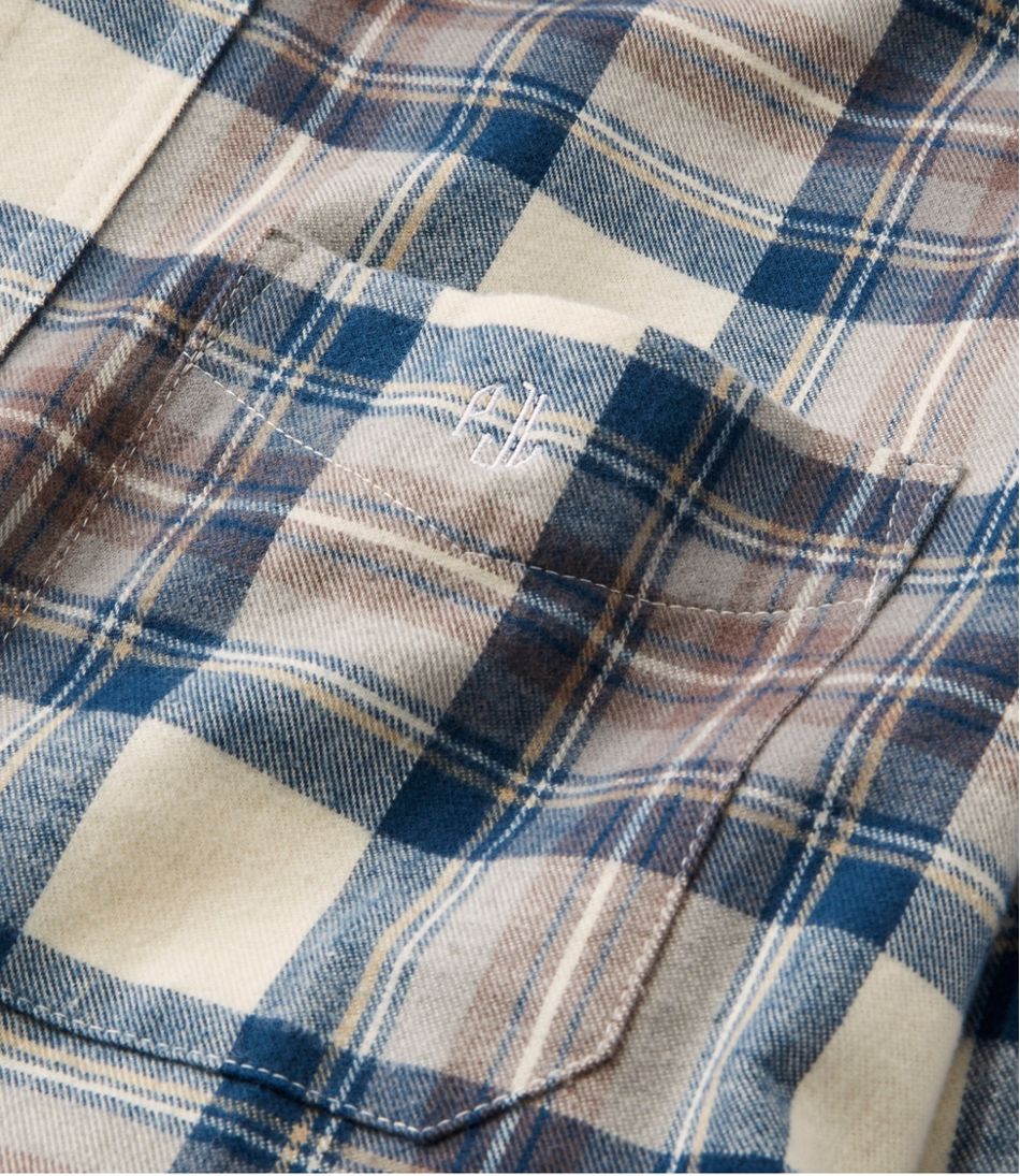 Men's Scotch Plaid Flannel Shirt, Slightly Fitted - Image 7
