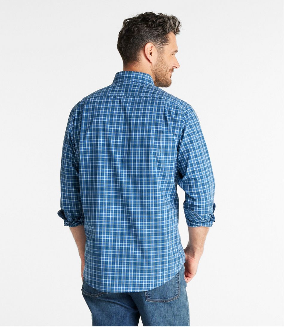 Men's Wrinkle-Free Kennebunk Sport Shirt, Slightly Fitted Check - Image 3
