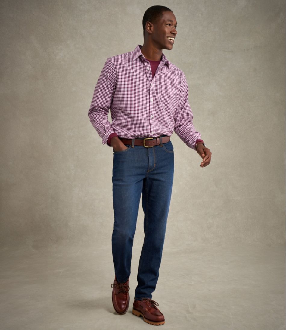 Men's Wrinkle-Free Kennebunk Sport Shirt, Slightly Fitted Check - Image 7
