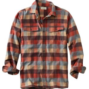 Men's Chamois Shirt, Traditional Fit, Plaid
