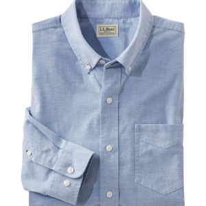 Men's Comfort Stretch? Oxford Shirt, Traditional Untucked Fit