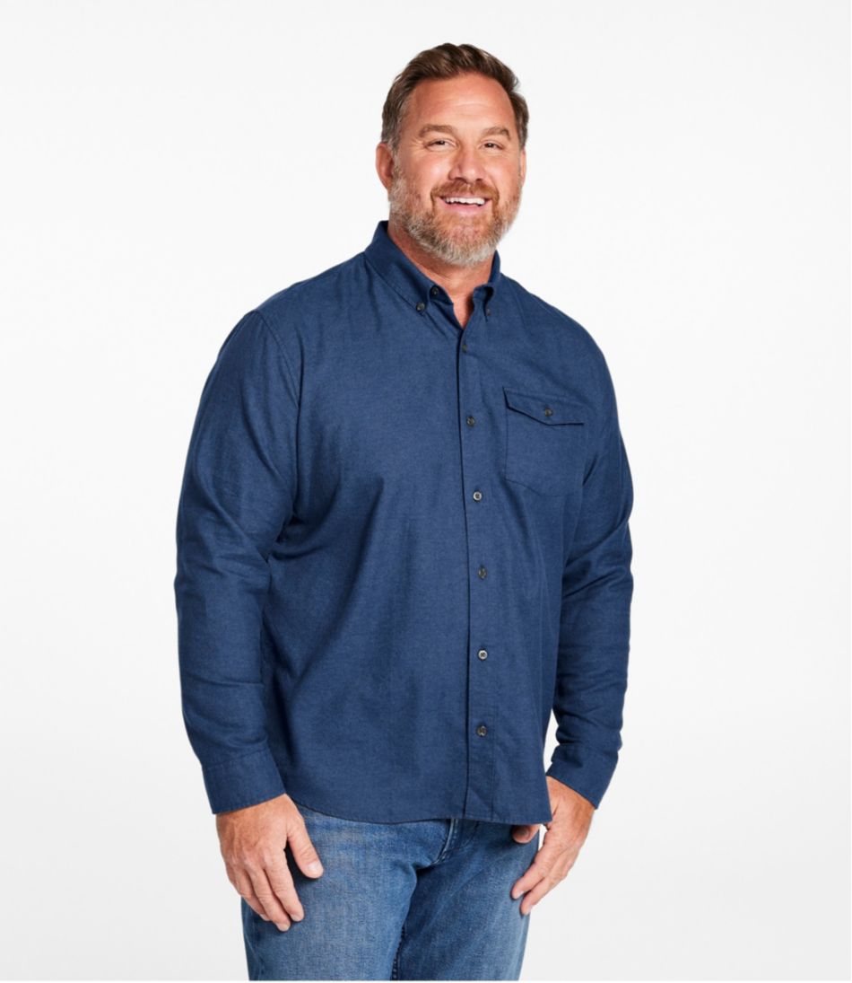Men's Brushed Jasp?? Twill Shirt, Traditional Untucked Fit - Image 4