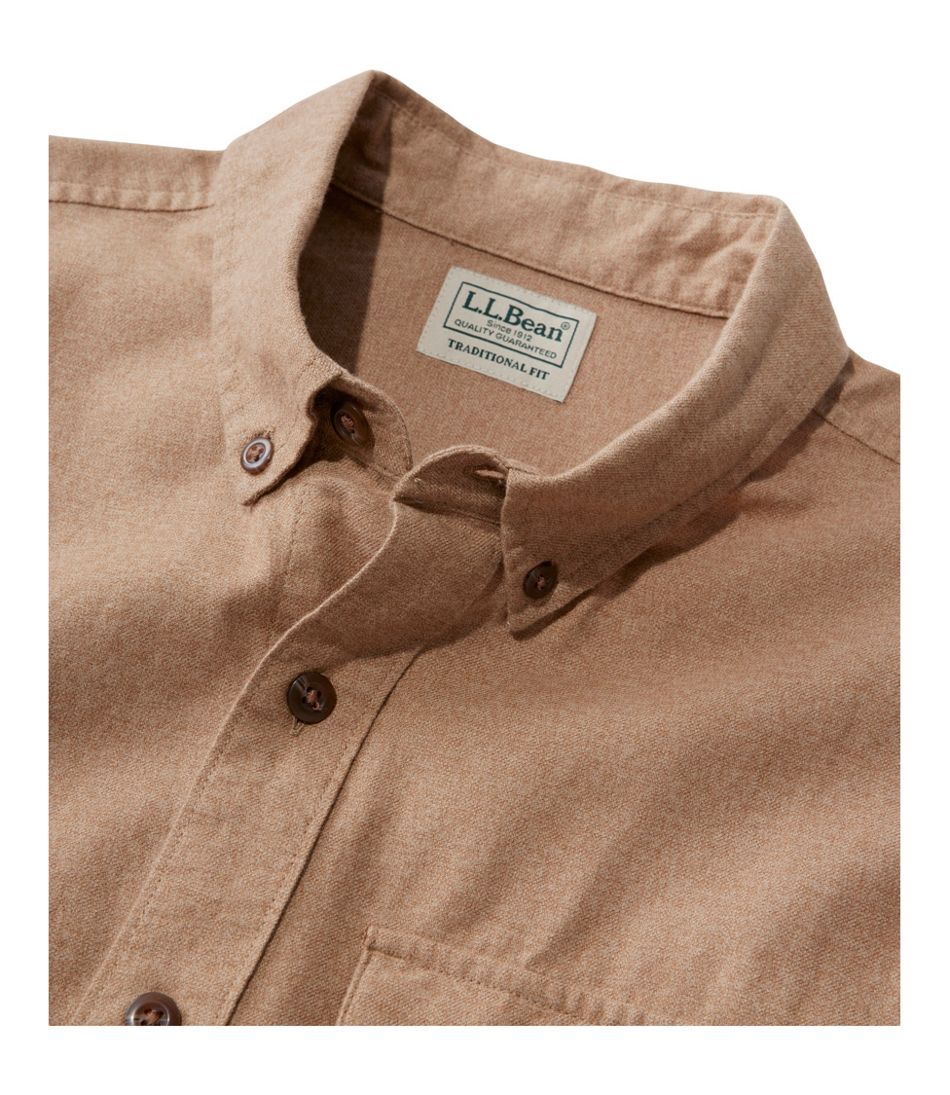 Men's Brushed Jasp?? Twill Shirt, Traditional Untucked Fit - Image 6