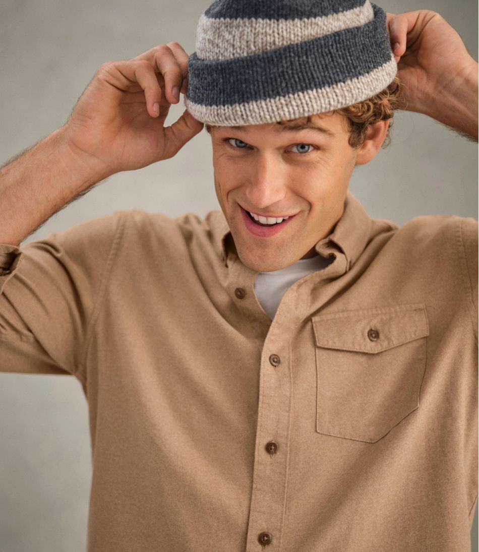 Men's Brushed Jasp?? Twill Shirt, Traditional Untucked Fit - Image 8