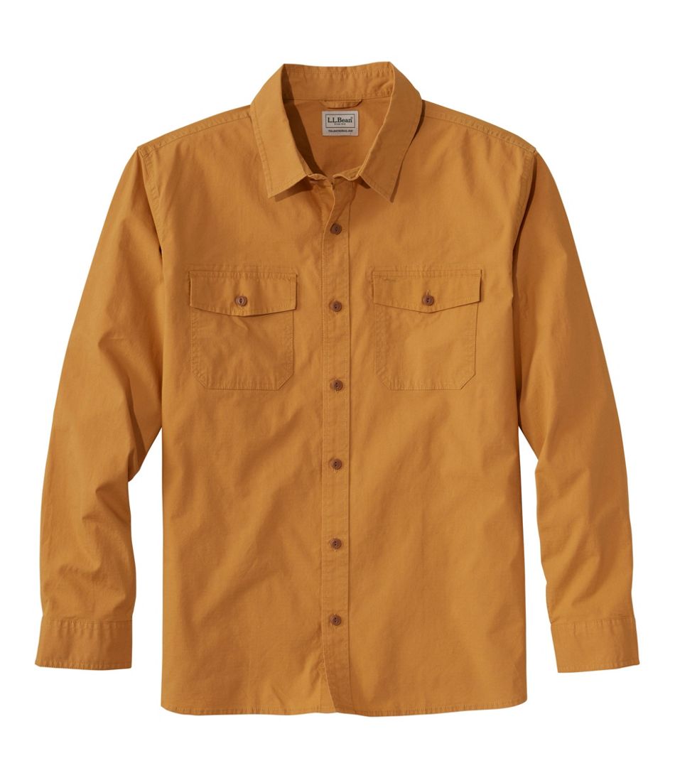Men's Riverton Ripstop Shirt, Long-Sleeve, Traditional Untucked Fit