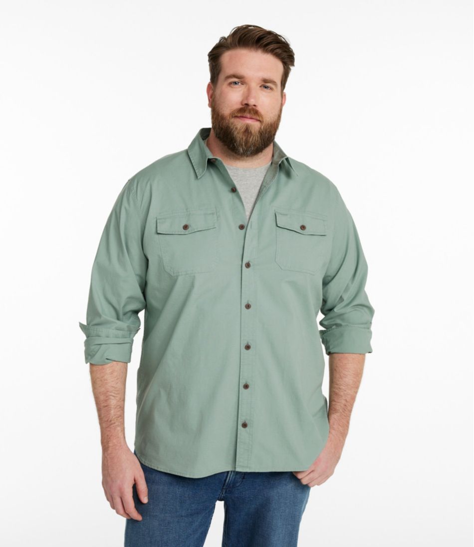 Men's Riverton Ripstop Shirt, Long-Sleeve, Traditional Untucked Fit - Image 4
