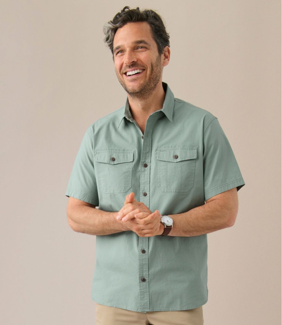 Men's Riverton Ripstop Shirt, Short-Sleeve, Traditional Untucked Fit - Image 8