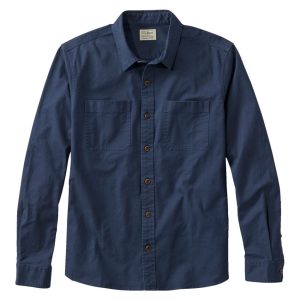 Men's BeanFlex? Twill Shirt, Slightly Fitted Untucked Fit, Long-Sleeve