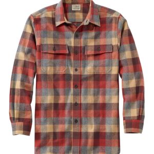 Men's Chamois Shirt, Slightly Fitted, Plaid