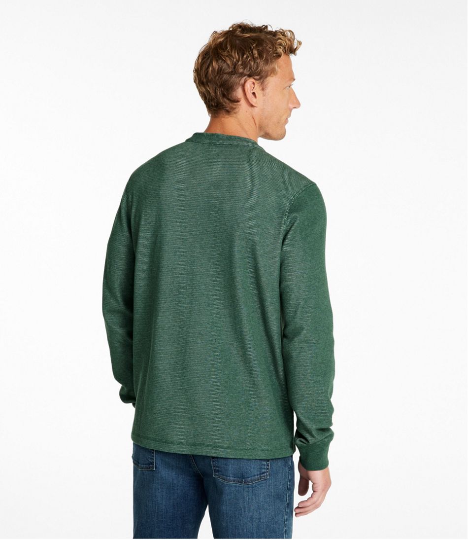 Men's Bean's Vintage Soft Knit Henley - Image 3