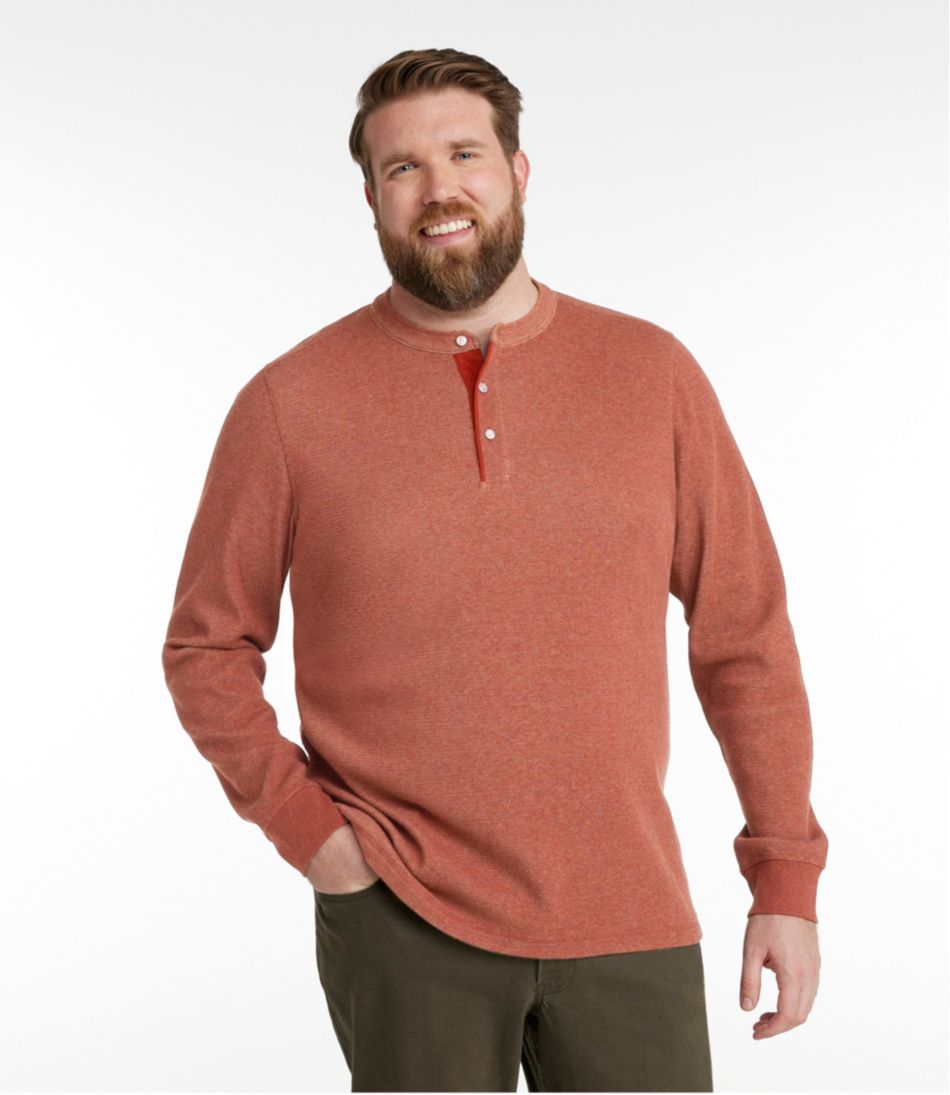 Men's Bean's Vintage Soft Knit Henley - Image 4