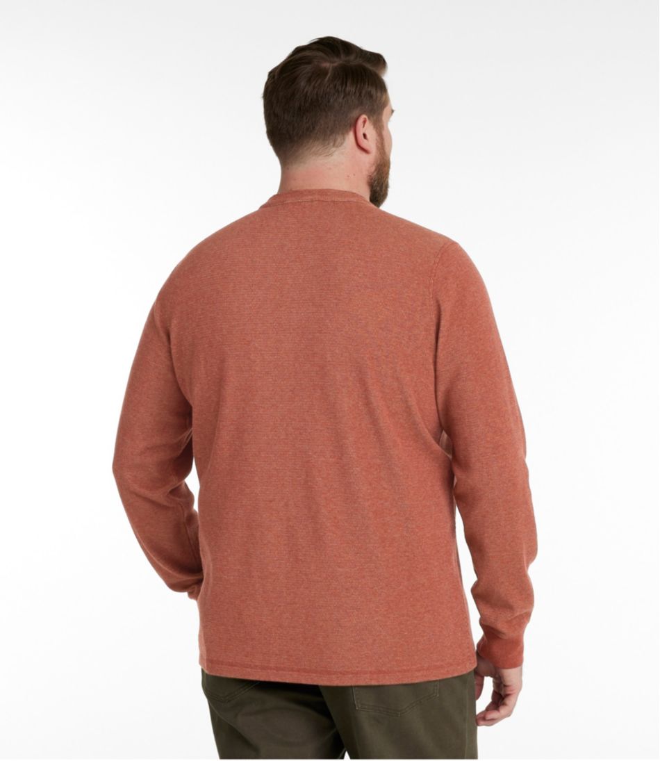 Men's Bean's Vintage Soft Knit Henley - Image 5