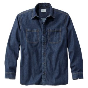 Men's BeanFlex? Denim Shirt, Traditional Untucked Fit