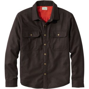 Men's Maine Guide Lightweight Lined Wool Field Shirt