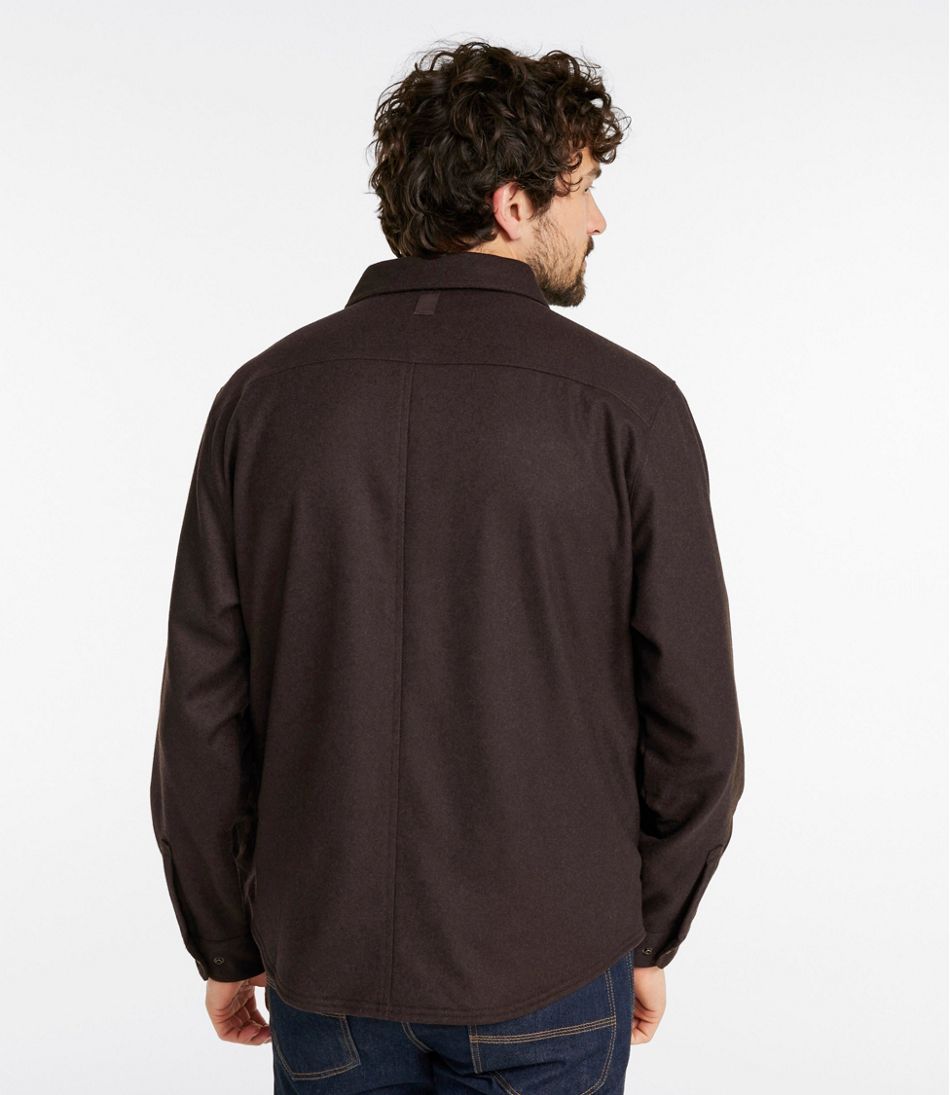 Men's Maine Guide Lightweight Lined Wool Field Shirt - Image 3