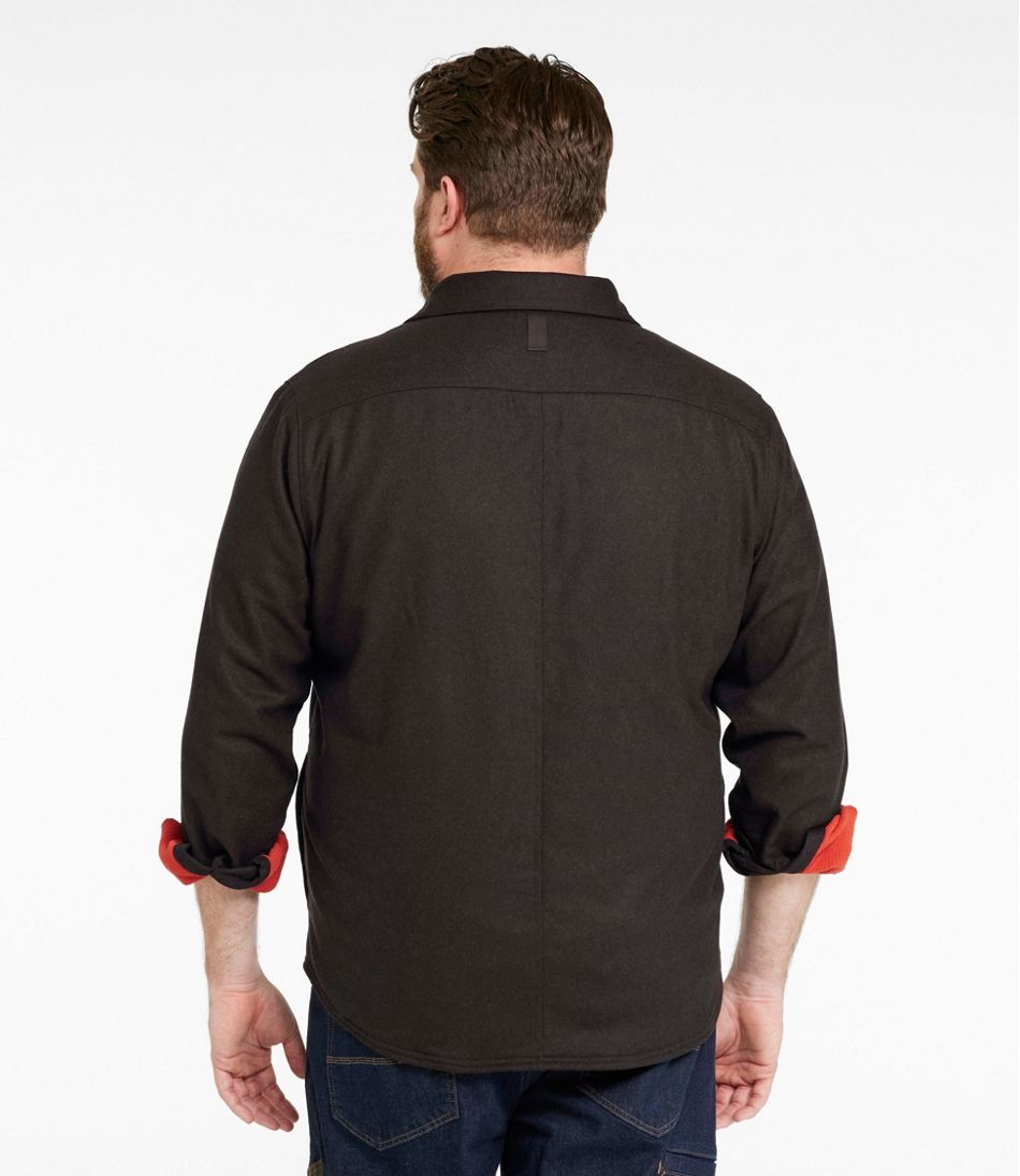 Men's Maine Guide Lightweight Lined Wool Field Shirt - Image 5