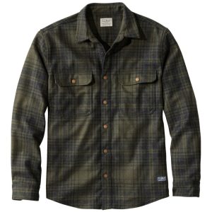 Men's Maine Guide Lightweight Wool Field Shirt, Plaid