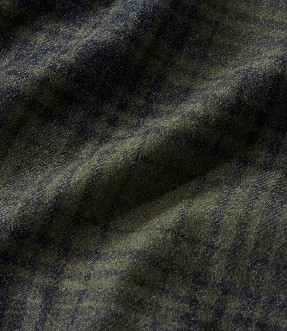 Men's Maine Guide Lightweight Wool Field Shirt, Plaid - Image 7