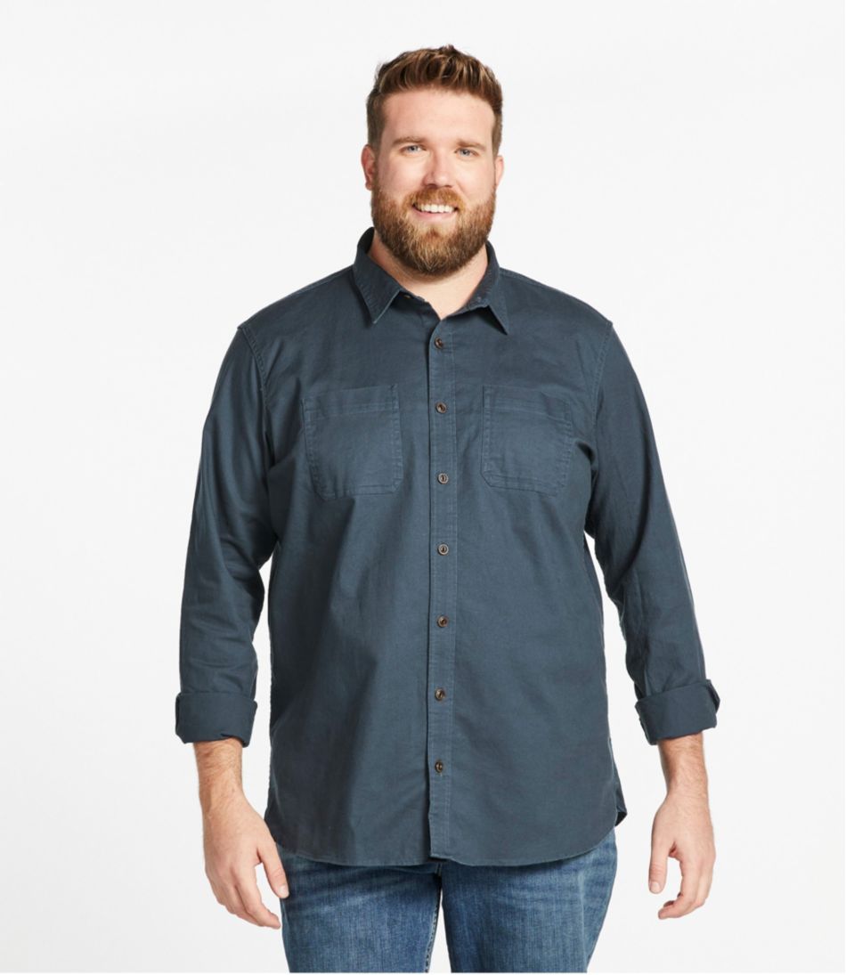 Men's BeanFlex? Twill Shirt, Traditional Untucked Fit, Long-Sleeve - Image 4