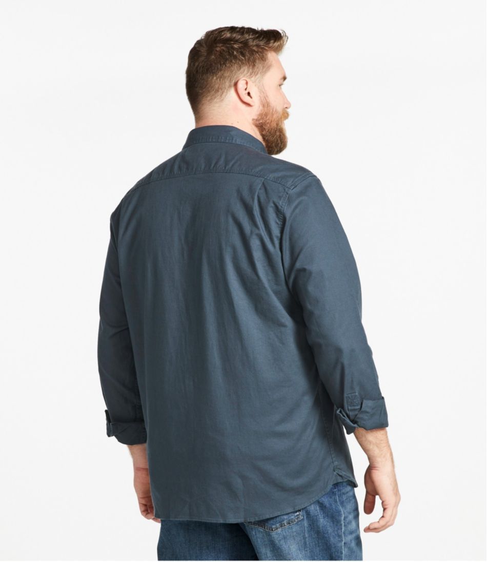 Men's BeanFlex? Twill Shirt, Traditional Untucked Fit, Long-Sleeve - Image 5