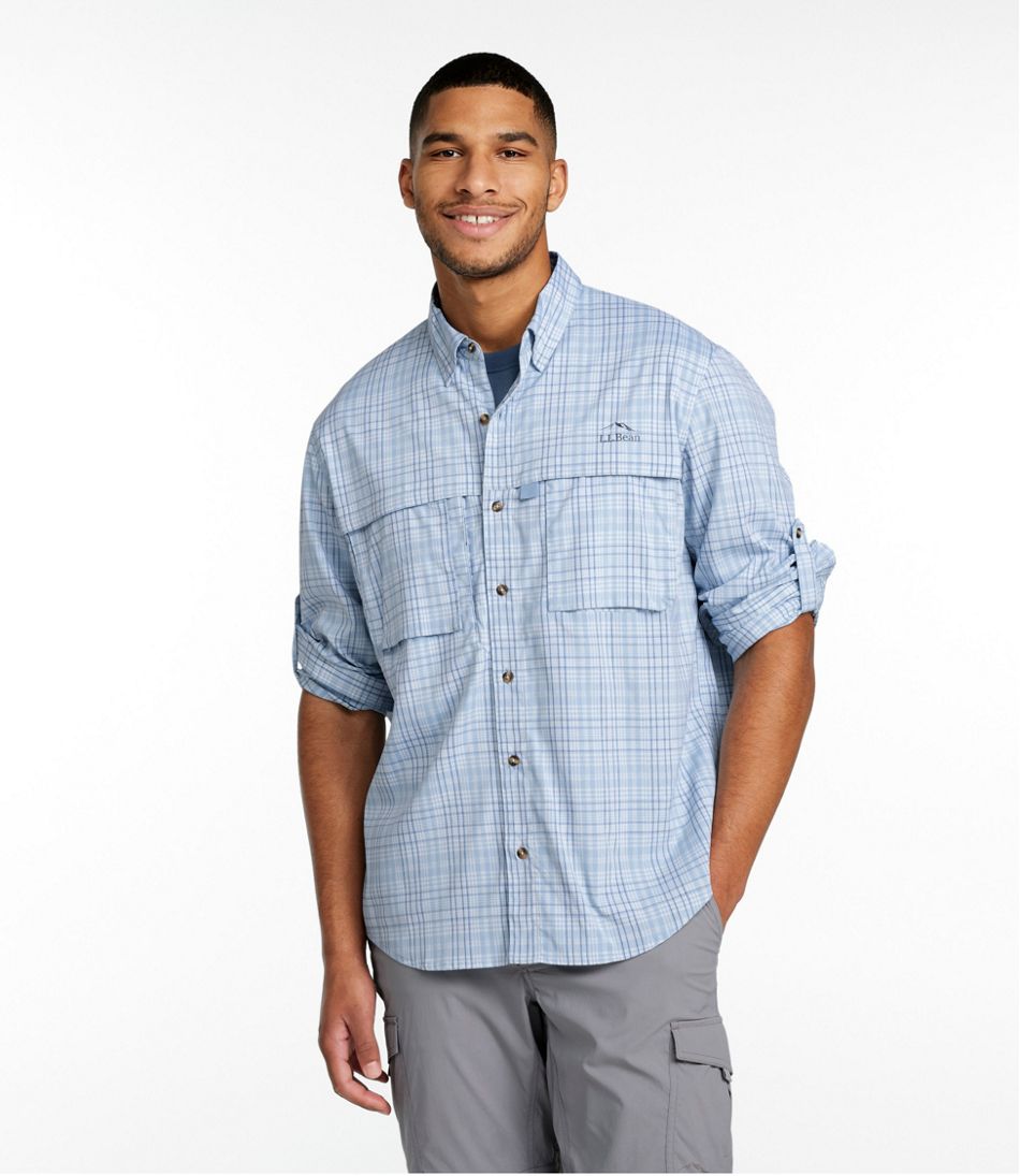 Men's Tropicwear Shirt, Plaid Long-Sleeve - Image 2