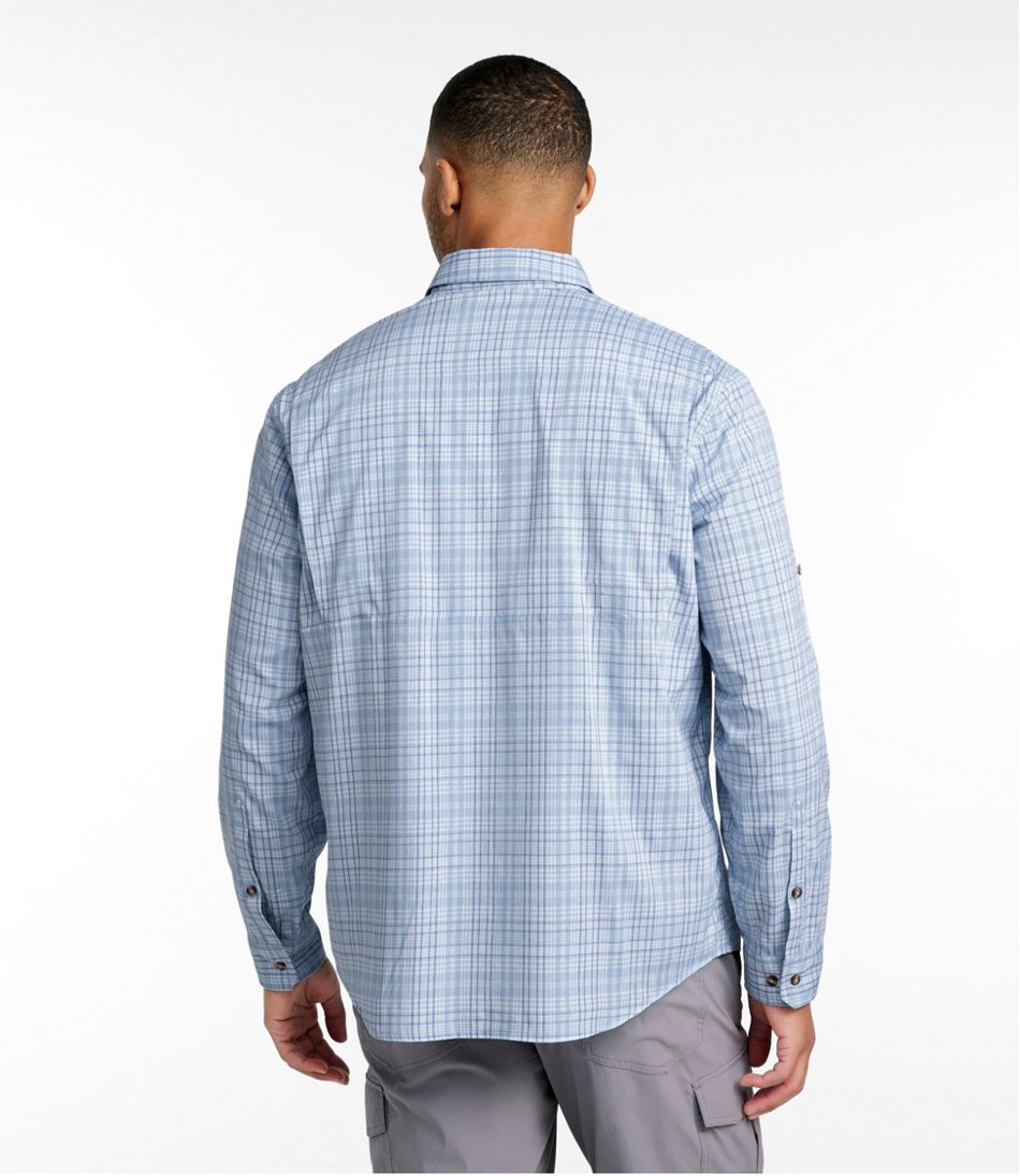 Men's Tropicwear Shirt, Plaid Long-Sleeve - Image 3