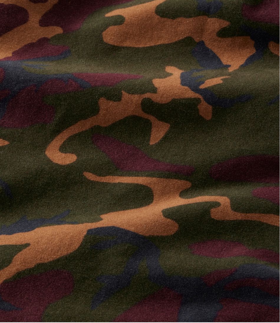 Men's Bean's Moleskin Shirt, Slightly Fitted Untucked Fit, Print - Image 7