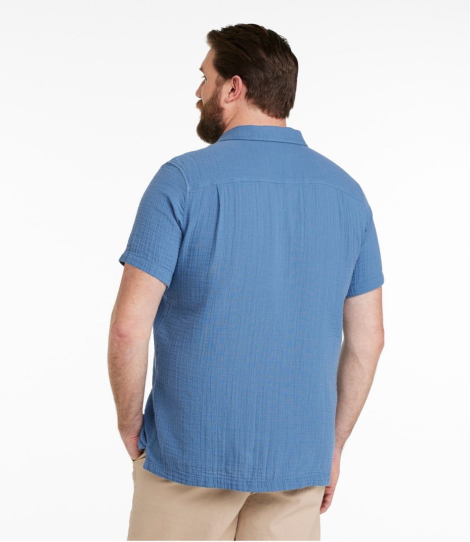 Men's Cloud Gauze Shirt, Short-Sleeve, Slightly Fitted Untucked Fit - Image 5