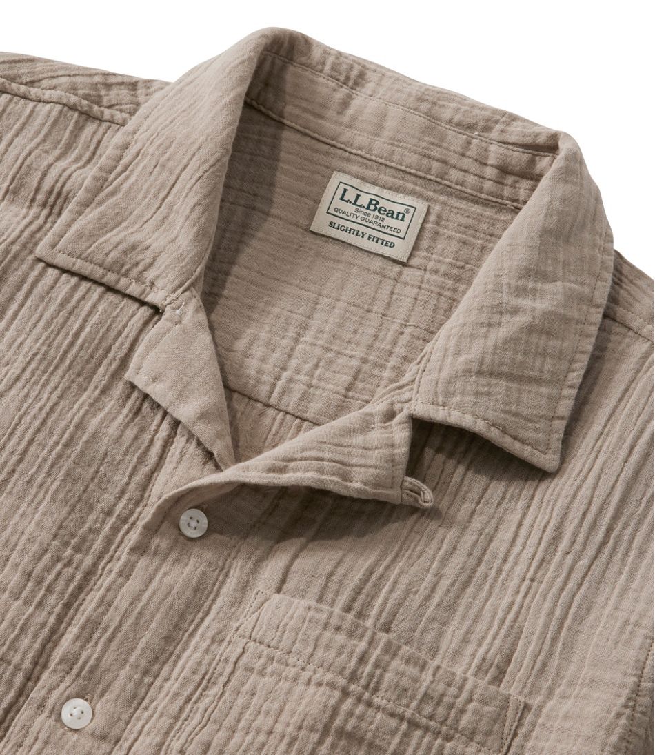 Men's Cloud Gauze Shirt, Short-Sleeve, Slightly Fitted Untucked Fit - Image 6