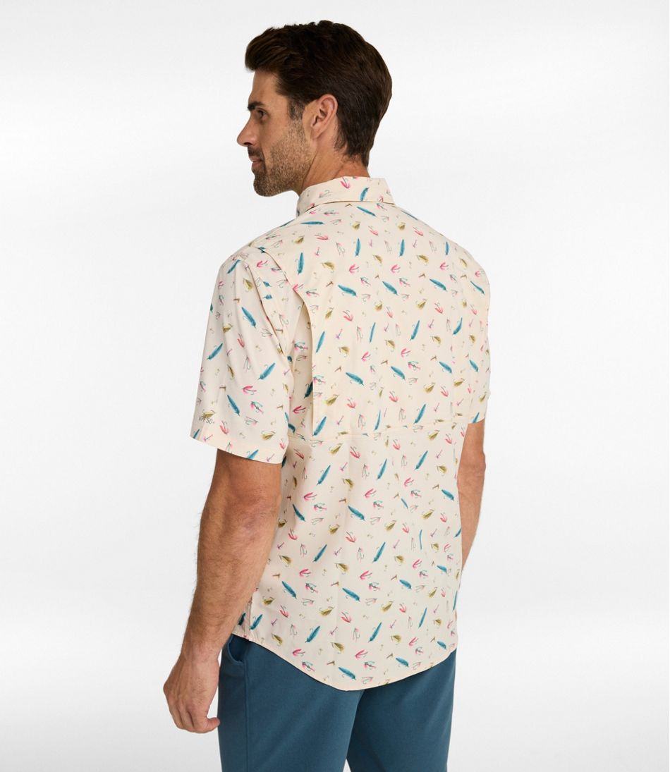 Men's Tropicwear Shirt, Short-Sleeve Print - Image 3
