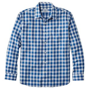 Men's Bean's Wrinkle-Free Everyday Shirt, Traditional Untucked Fit, Plaid, Long-Sleeve