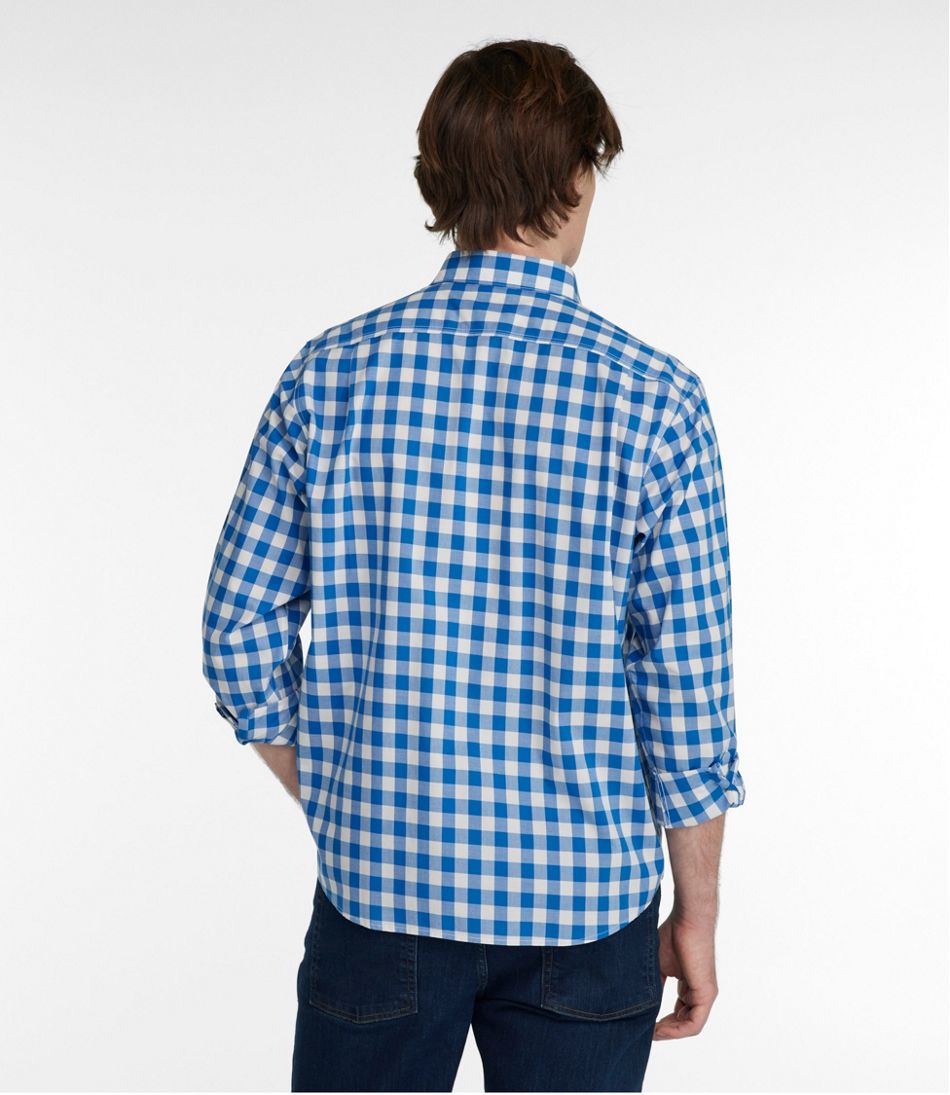 Men's Bean's Wrinkle-Free Everyday Shirt, Traditional Untucked Fit, Plaid, Long-Sleeve - Image 3