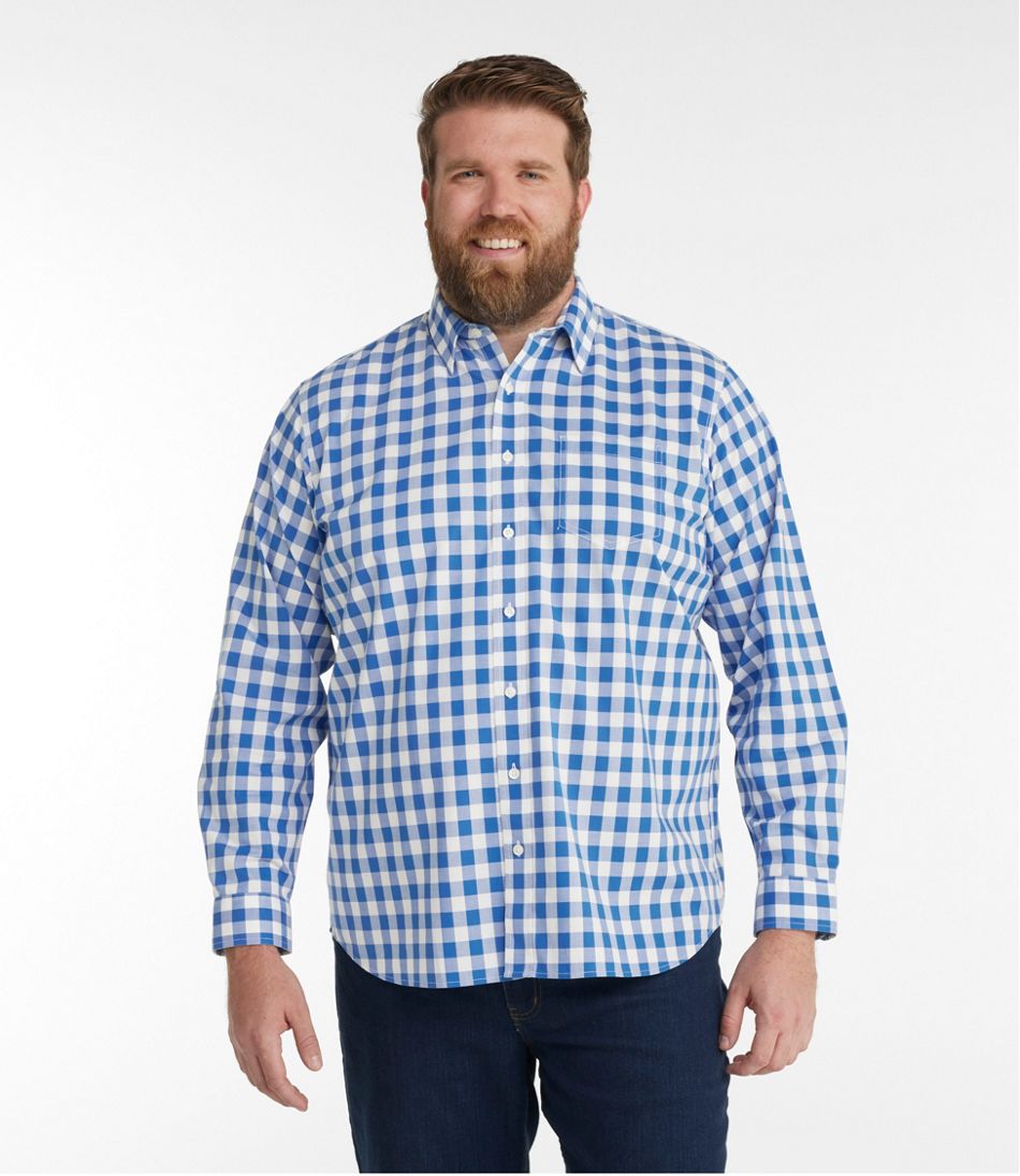 Men's Bean's Wrinkle-Free Everyday Shirt, Traditional Untucked Fit, Plaid, Long-Sleeve - Image 4